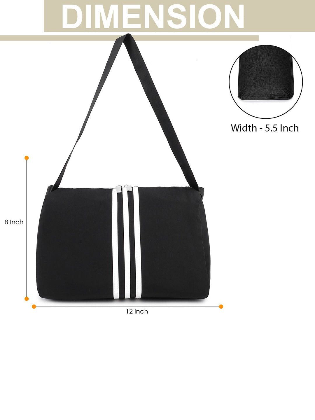 Unisex Waterproof Nylon Sling Bag